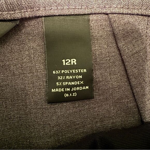 Investments Charcoal Gray Pull-On Stretch Work Pants - Picture 4 of 5